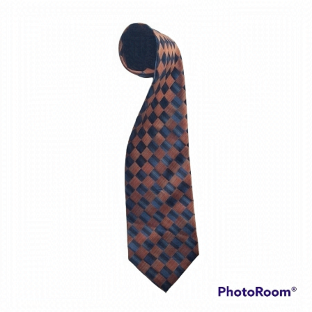 Profilo Studio Checkered Silk Tie